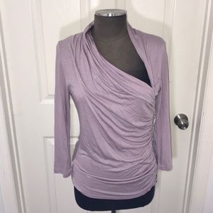 Michael Kors Asymmetric Top Lavender Purple